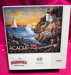 Boardwalk Puzzle Company Acadia National Park 500 Piece Puzzle Interlocking 2020